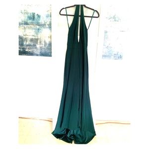 Emerald green dress